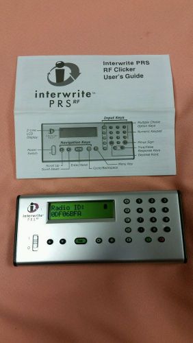 InterWrite PRS RF Model R1 Personal Response System Classroom Clicker
