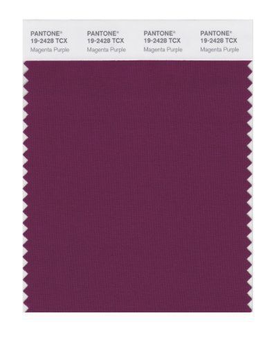 PANTONE SMART 19-2428X Color Swatch Card, Magenta Purple