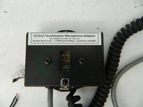 Unitrol Touchmaster Microphone Adapter LM10