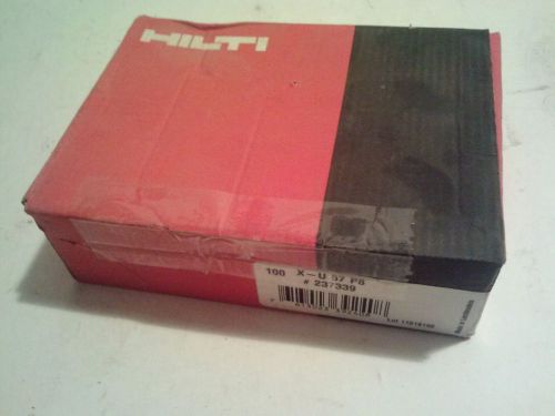 HILTI X-DNI 82P8  82 MM 2 7/8 INCHES 100 NAILS  PINS POWDER ACTUATED FASTENER