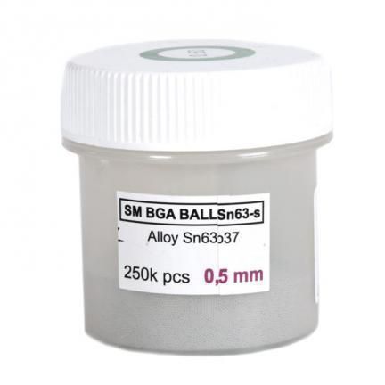 Solder balls for BGA 0.5mm 250k, Leaded