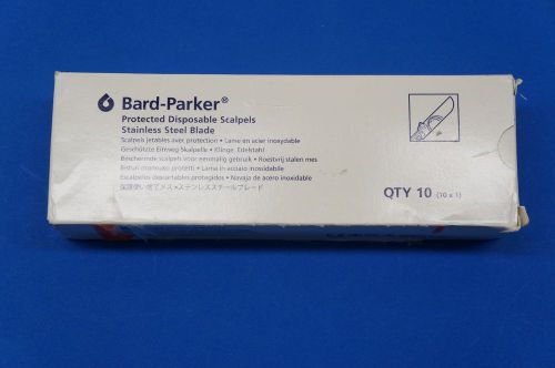 Bard-Parker 372615 Protected Disposable Scalpels Stainless Steel Blade ~Pack 10