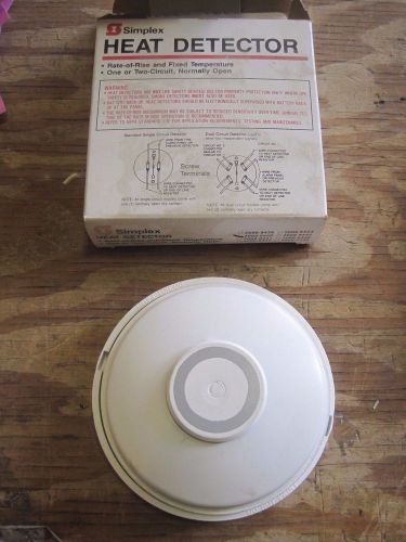 Simplex 2098-9440 200° Fix Heat Detector Fire Safety Device NIB JS