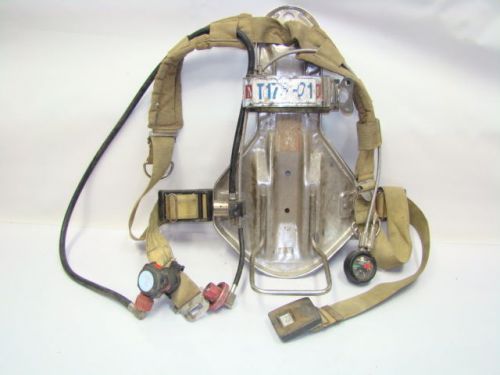 Isi magnum scba fire fighter prepper air pack harness w/ regulator (h17-1195) for sale