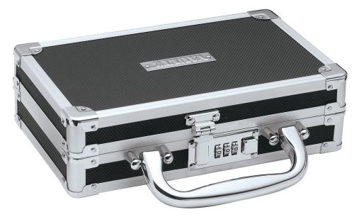 Vaultz medicine case with combination lock 8.25 x 5 x 2.5 inches black (vz003... for sale
