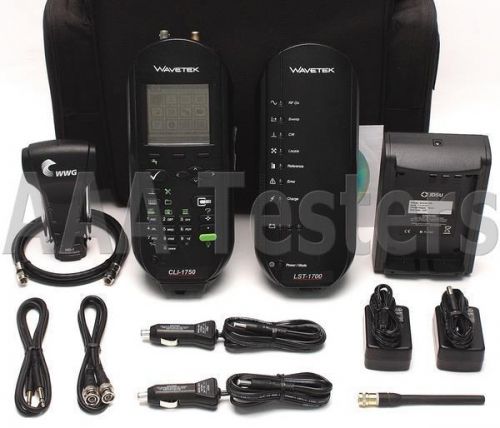 Jdsu wavetek cli-1750 catv signal level / leakage meter kit lst-1700 for sale