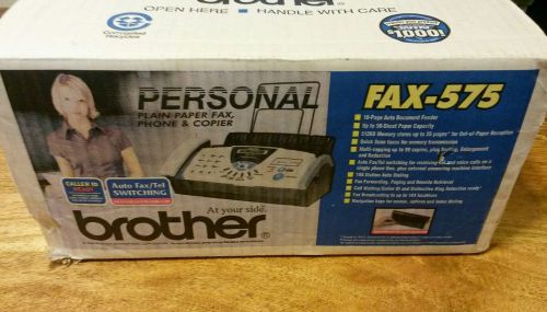 Brother FAX 575 Personal Fax, Copier and Phone Machine