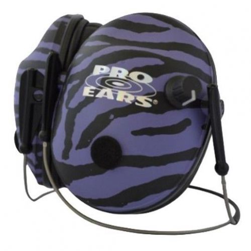 Pro ears p200pubhz pro 200 behind the head ear muffs 19 dbs - purple zebra for sale
