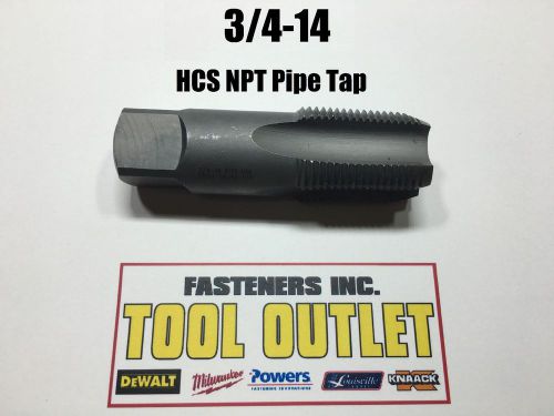 3/4-14 NPT pipe tap, High Carbon Steel, Brand New, 3/4&#034; pipe tap Noresman 56950