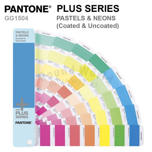 Pantone Plus Series Color Formula Guide GG1504 PASTELS &amp; NEONS Coated &amp; Uncoated