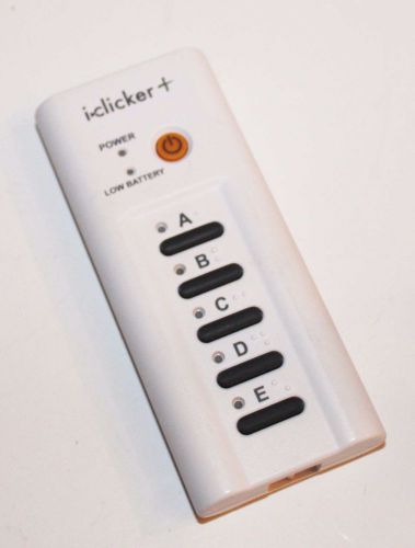 I Clicker + Plus Student Remote Model RLR15 iClicker-NICE-Free Shipping!