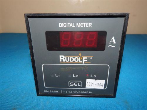 Rudolf dm 3258 digital meter 3~31.0 50/60hz for sale