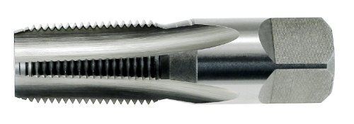 Drillco 2900E Series High-Speed Steel Tap, Uncoated (Bright) Finish, Round Shank