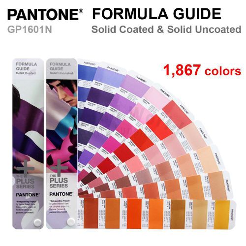 Pantone Plus Series GP1601N Color Formula Guide Solid Coated &amp; Uncoated 2016 NEW