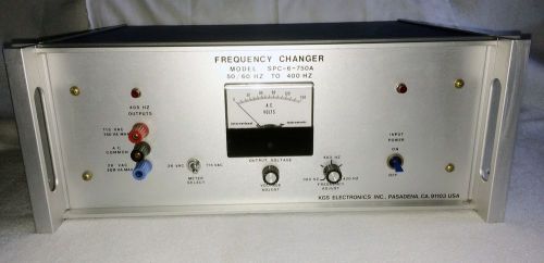 KGS Electronics - Frequency Changer SPC6-750A  750VA 50/60 Hz - 400 Hz