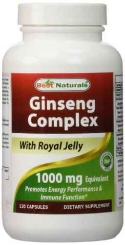 Ginseng Complex 1000 mg 120 Capsules By Best Naturals - Manufactured in a USA