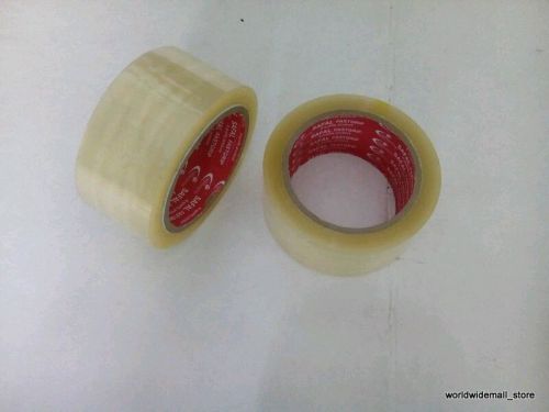 1 x roll clear packaging packing carton self adhesivetape 3 inch 100 mtr for sale