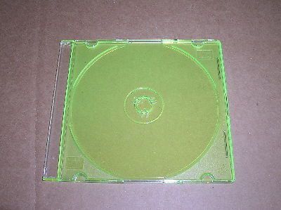 200 5.2mm slim jewel cases w/ green tray- psc16grn for sale
