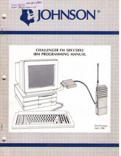 Johnson Programming Manual CHALLENGER FM 58X1/58X2