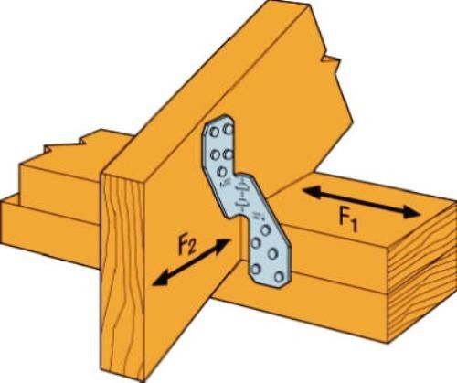 Simpson Strong H2.5AZ, Hurricane Tie Z-Max, Designed For Easy Installation 20 Pk