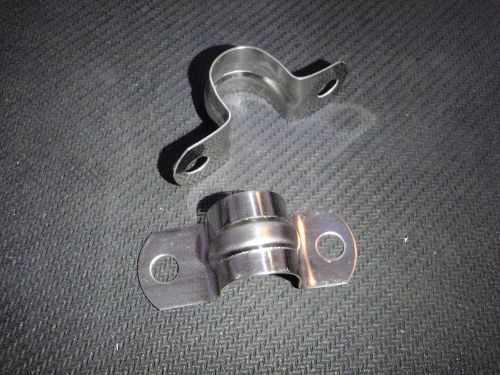 10 PC STAINLESS 1/2&#034; TUBING PIPE STRAP CLAMP MARINE 12mm#ST