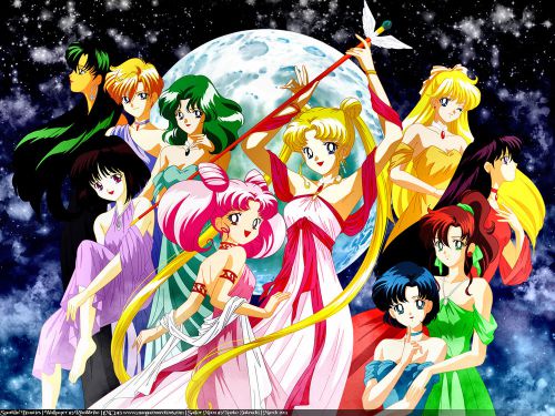 Sailor Moon,Decal,Wall Art,HD,Banner,Anime,Canvas Print