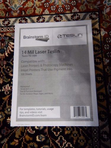 14 mil Teslin SP1400TS 8.5&#034;x11&#034; Letter 20 sheets