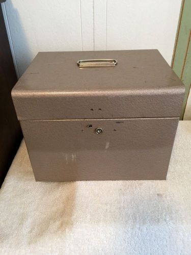 Metal Locking File Box