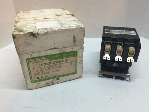 General electric cr353eg3bb1ab contactor definite purpose 3 poles 75/90 amp for sale