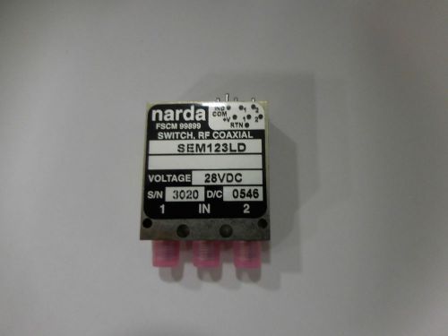 Narda SEM123LD 28VDC Switch RF Coaxial