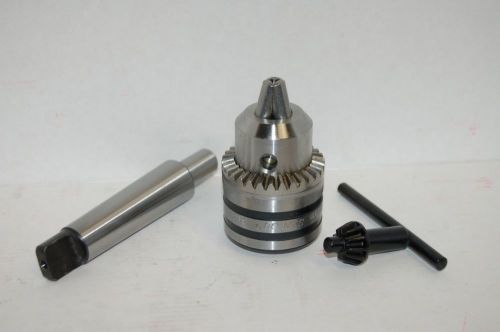 New heavy duty drill chuck 5/8&#034; mt3 - morse taper - press new for sale
