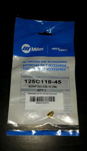 Miller 125C116-45 WELDCRAFT CHUCK, 45 DEG, 1/16&#034; (1.6MM)
