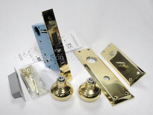 ML7053 Mul-T-Lock Mortise Lock Complete Knob Trim Brass