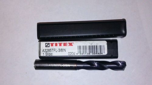 TITEX PLUS Dia 3/8 (0.375&#039;&#039;) Carbide Drill A3285TFL Coolant Through.