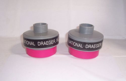 2 draeger drager 4055296 ov p100 air purifing respirator filter cartridge