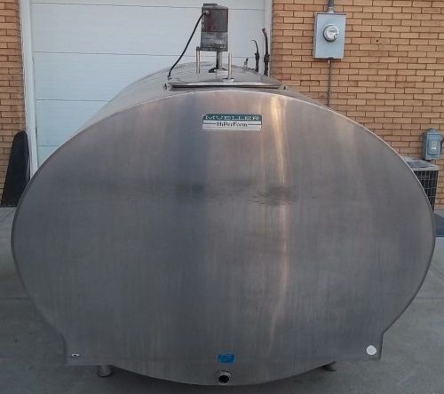 Mueller 800 oh 64346 stainless steel bulk milk cooling farm tank for sale