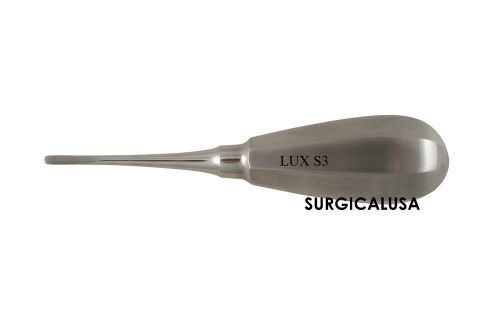 Luxating Elevator #3S Straight Tip 3mm, NEW Dental Instruments SurgicalUSA