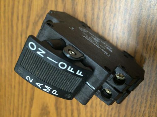 Allen Bradley 1492-GHD020F ser. A circuit breaker 2 pole 2 amp 250vac / 65vdc