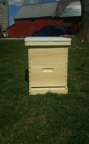 Complete hive (10 frame) 2 deep  complete ready for bees
