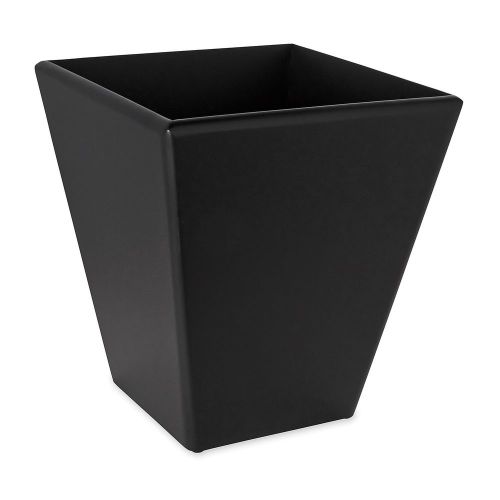 Rolodex Wood Tones Collection Wastebasket, Black (62545)
