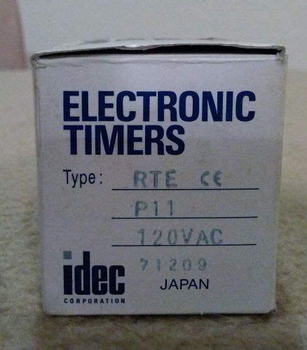 (RT) Idec Electronic Timer RTE-P11 24VAC/DC
