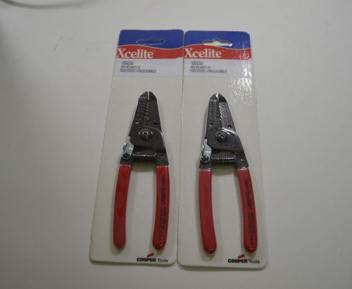 2 new 6&#034; xcelite usa 105scgv spring lock, strip cut, pliers (wl.19.f.1-3) for sale