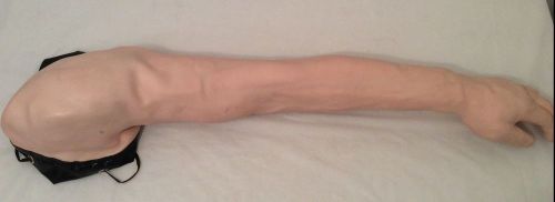 NASCO LIFE/FORM ADULT VENIPUNCTURE &amp; INJECTION ARM-NO TUBING/KIT/CASE-USED #1
