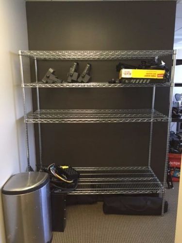 Used Large Uline Wire Shelving Unit