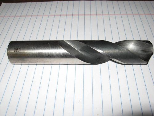 Hs drill 1  &#034; us ptd hs steel drill used 1.00 chuck shank ( one inch for sale