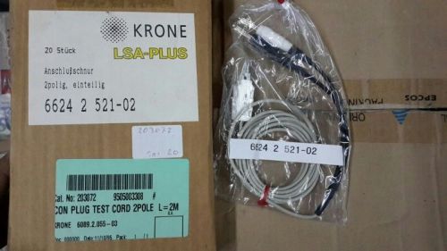6624 2 521-02 KRONE LSA PLUS test cord 1 unit