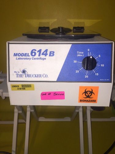 The Drucker Company Model 614 B Laboratory Centrifuge *For Parts Or Not Working