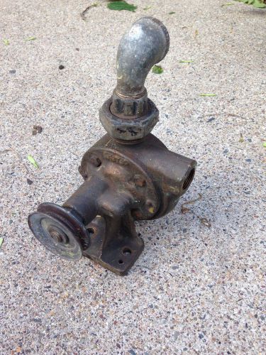 Vintage Antique Brass Water Pump Hit Miss Gas Engine Steam Tractor Oiler Old
