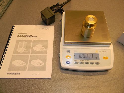 Sartorius extend ed4202s digital scale, 4200 g x 0.01 g, pan size 80mm x 80mm for sale
