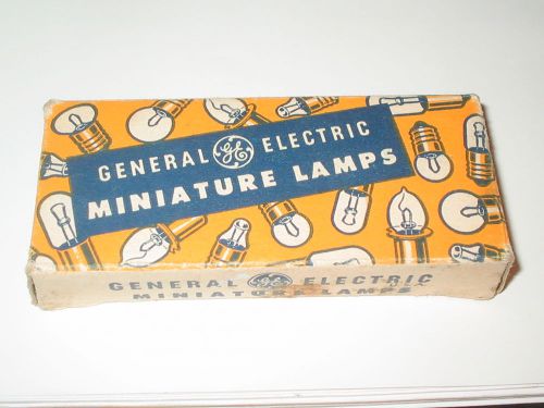 Box Of  GE General Electric #502 Miniature Lamp Light Bulbs Railroad Lantern
